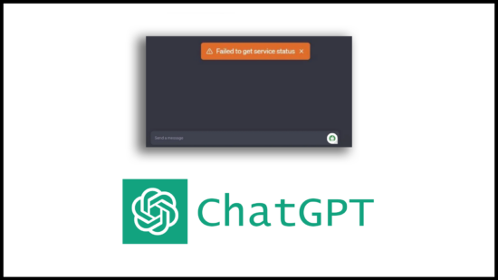 ChatGPT kan servicestatusfout niet ophalen